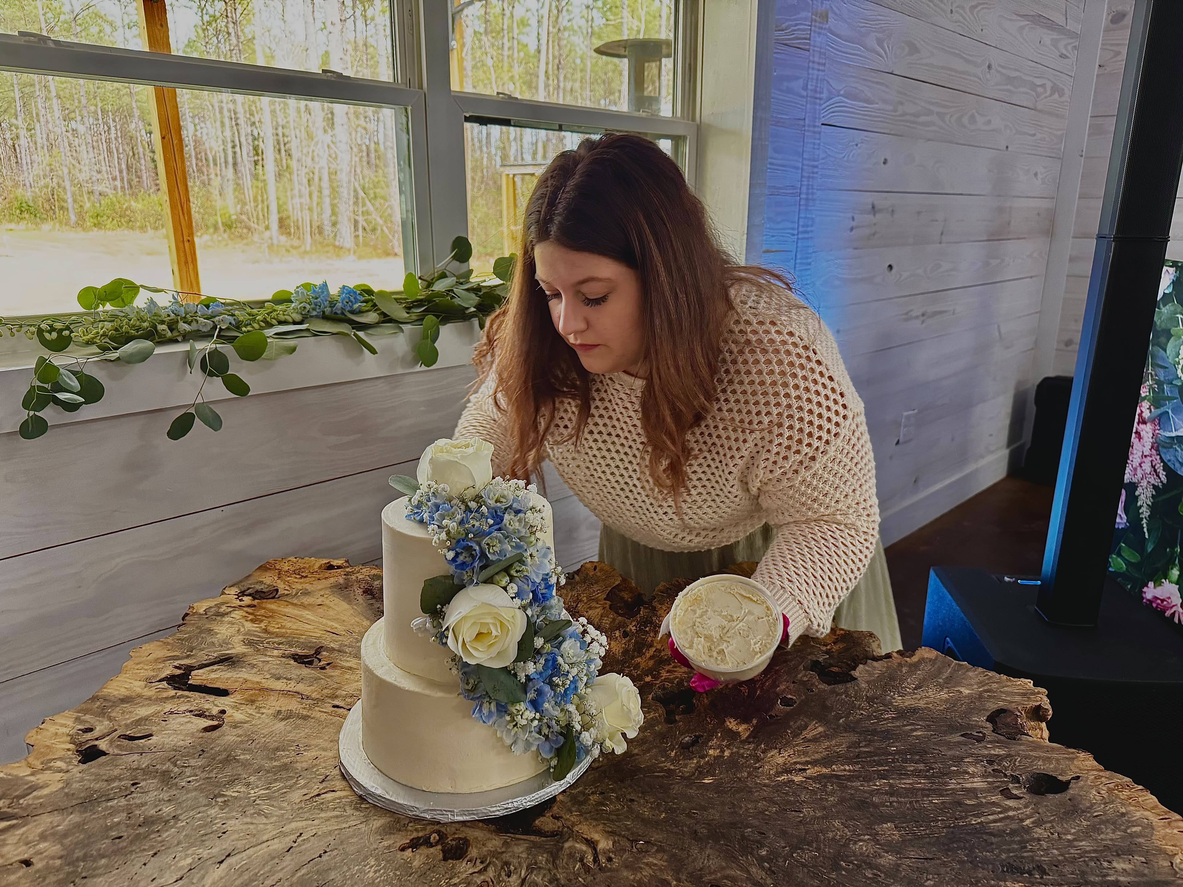 Emma, owner and cake artist at Em's Custom Bakes