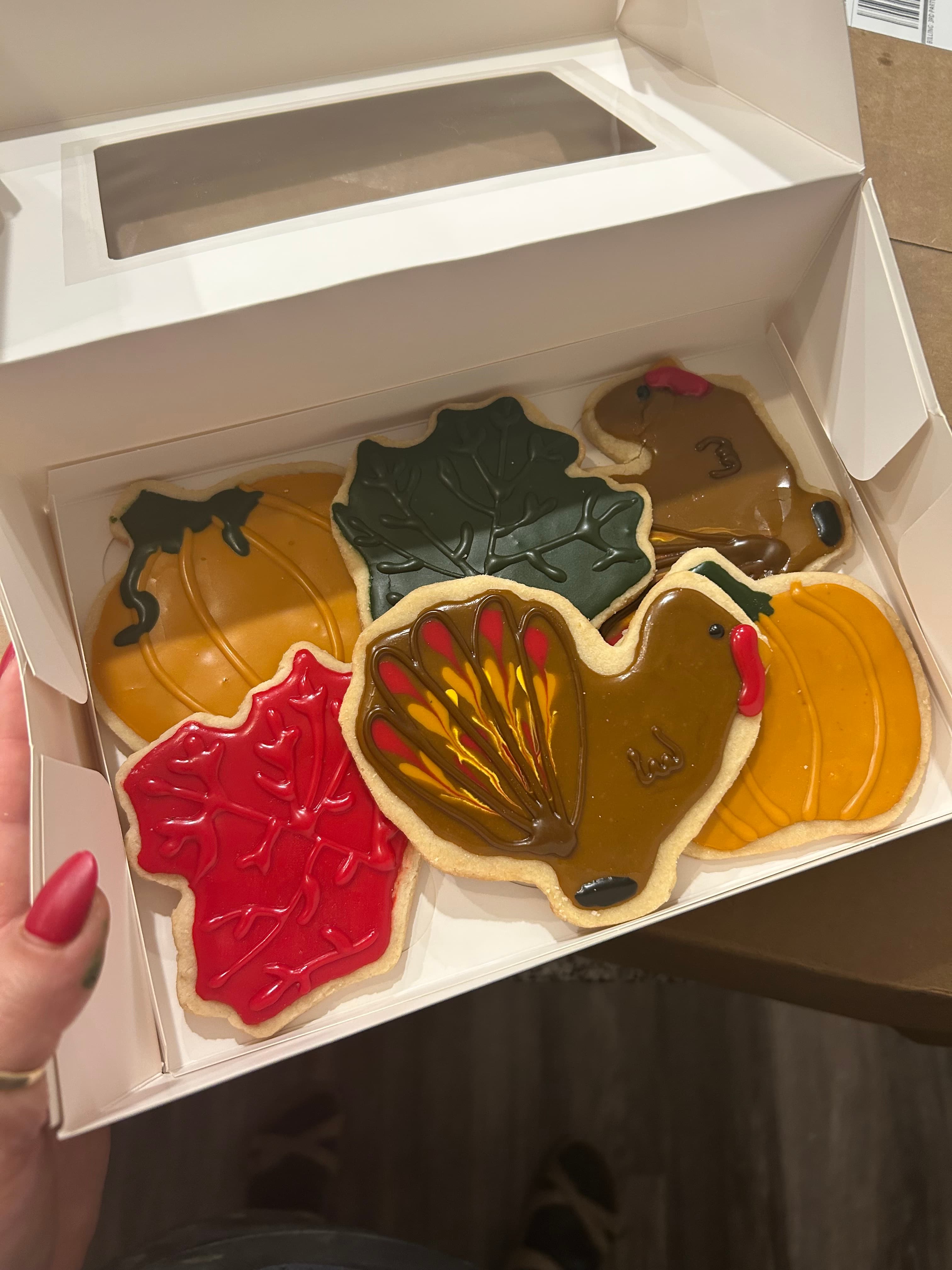 Thanksgiving Decorated Cookies